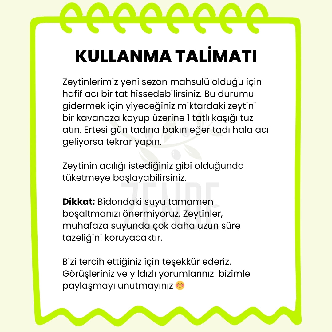 EL KIRMASI YEŞİL ZEYTİN
