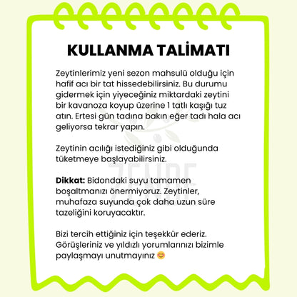 EL KIRMASI YEŞİL ZEYTİN